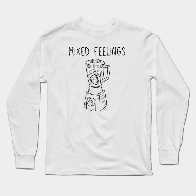 Mixed feelings Long Sleeve T-Shirt by WOAT